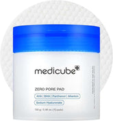 Medicube Zero Pore Pads 2.0, Dual - Textured Facial Toner Pads for Exfoliation and Pore Care with 4.5% AHA Lactic Acid & 0.45% BHA Salicylic Acid, Ideal for All Skin Types, Korean Skin Care (70 units) - Showlu Well Nation Store